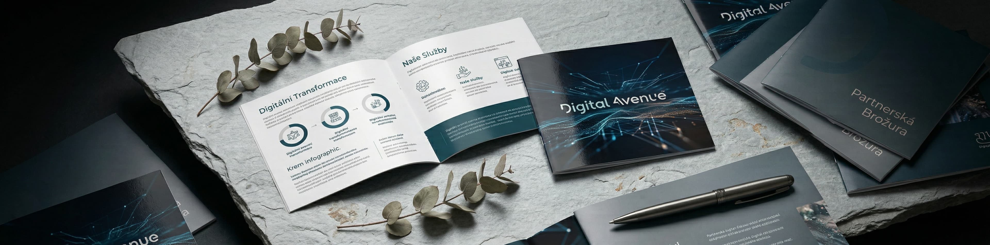Tisk brožury — profesionální tisková produkce | Digital Avenue