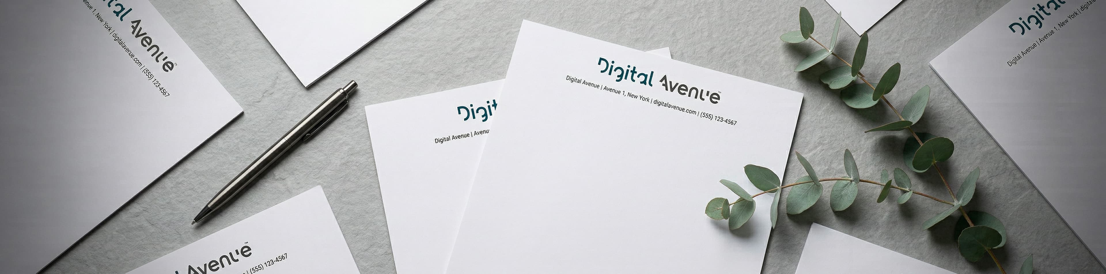 Tisk hlavičkový papír — profesionální tisková produkce | Digital Avenue
