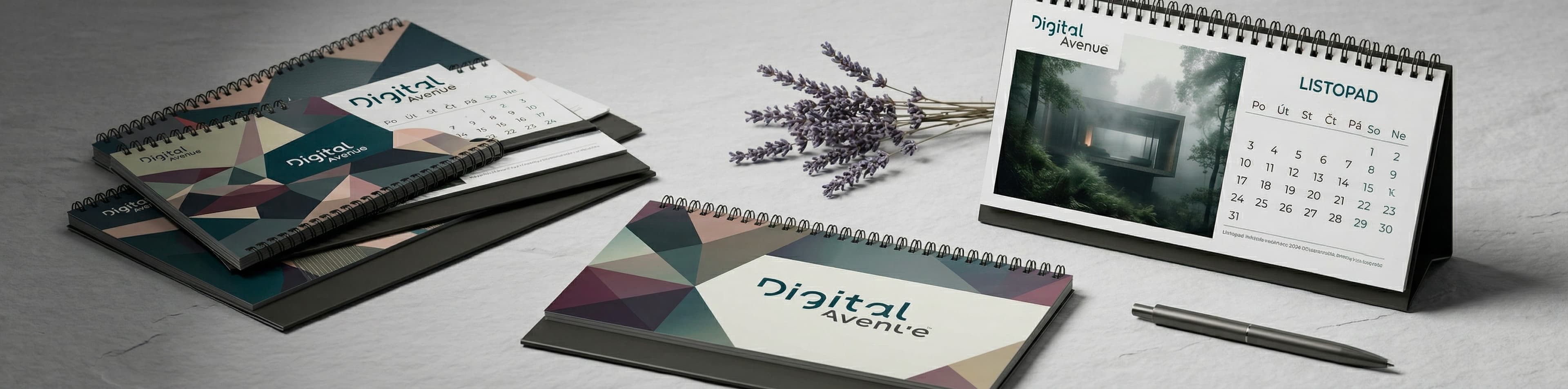 Tisk kalendáře stolní — profesionální tisková produkce | Digital Avenue