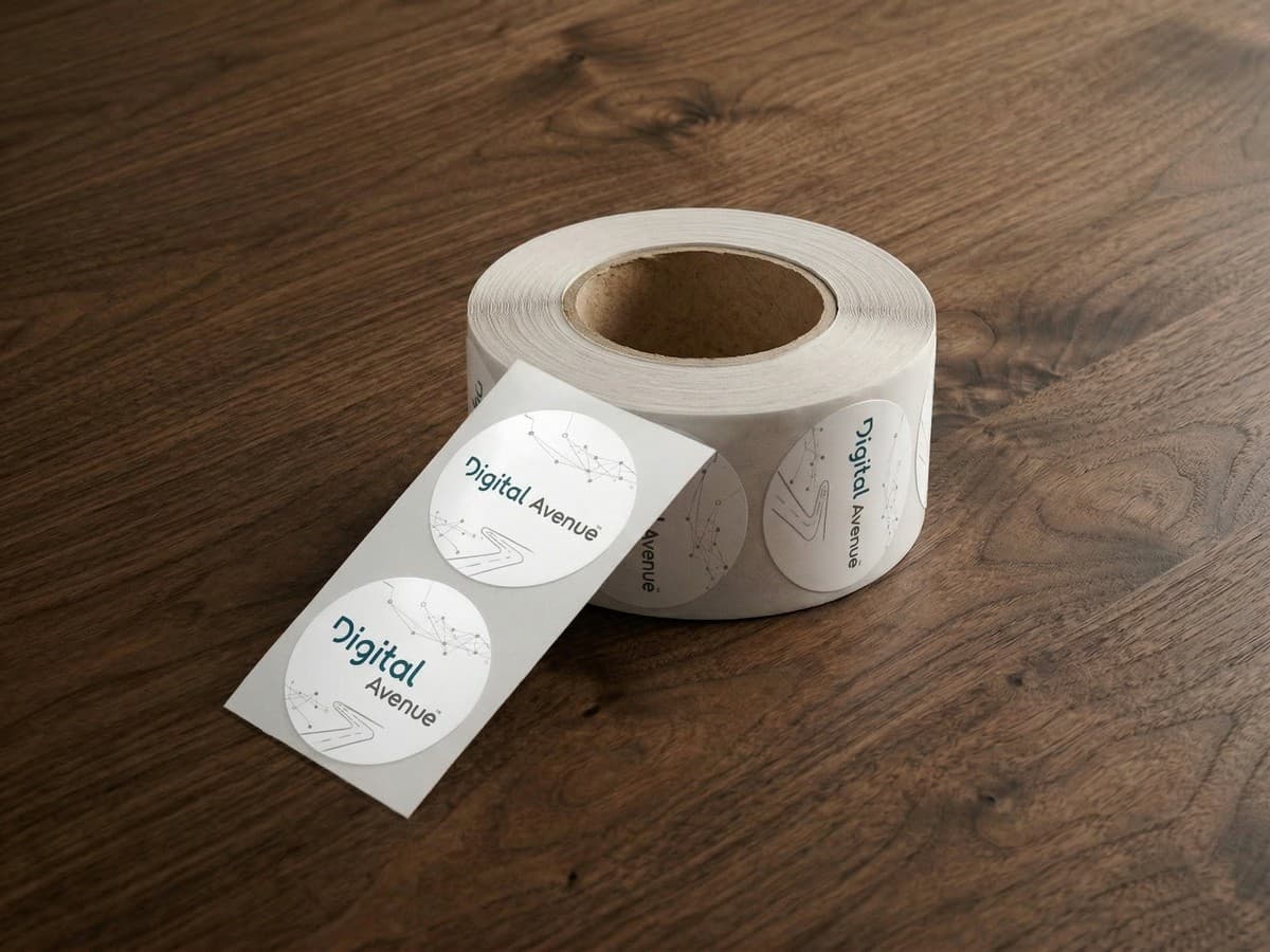 Tisk samolepky kulaté online | Digital Avenue