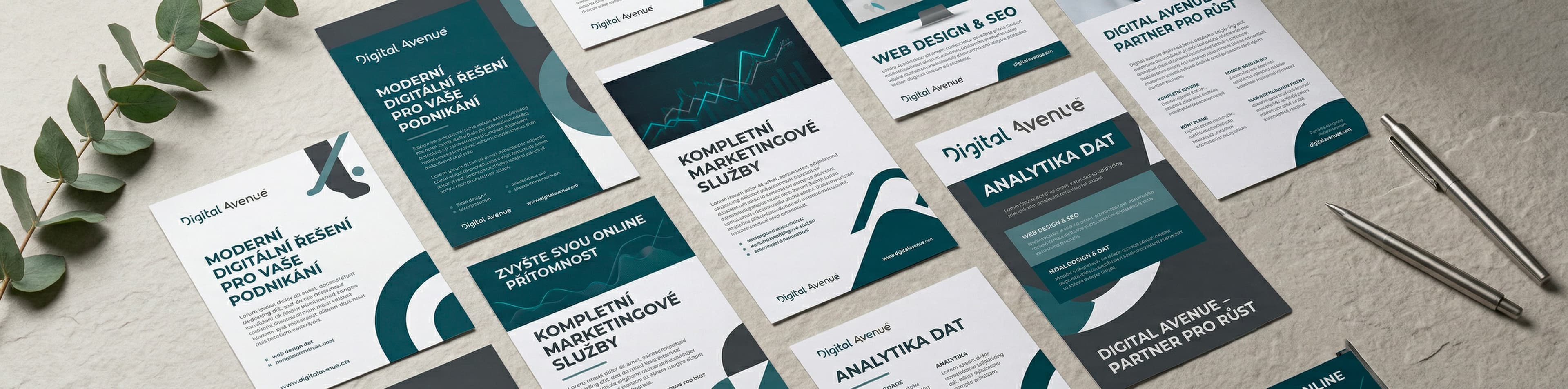 Tisk letáky — profesionální tisková produkce | Digital Avenue