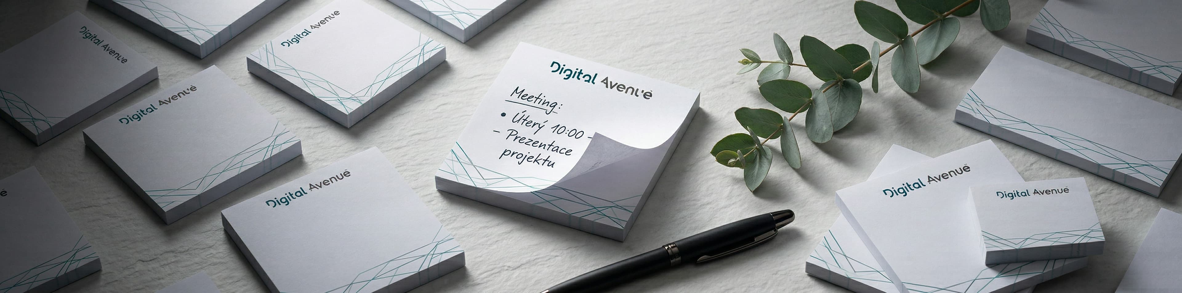 Tisk post-it bločky — profesionální tisková produkce | Digital Avenue