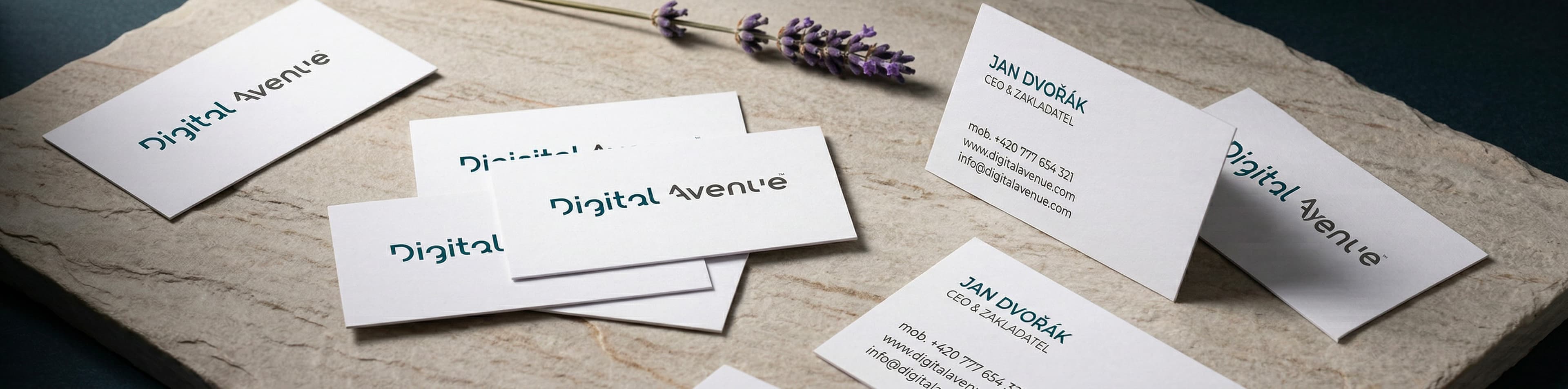 Tisk vizitky — profesionální tisková produkce | Digital Avenue