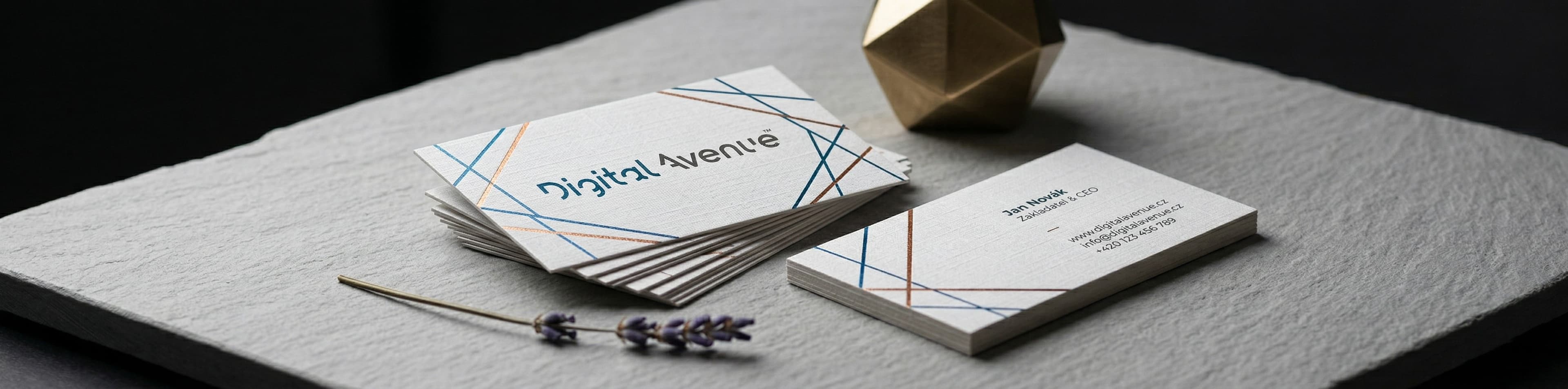 Tisk vizitky creative — profesionální tisková produkce | Digital Avenue